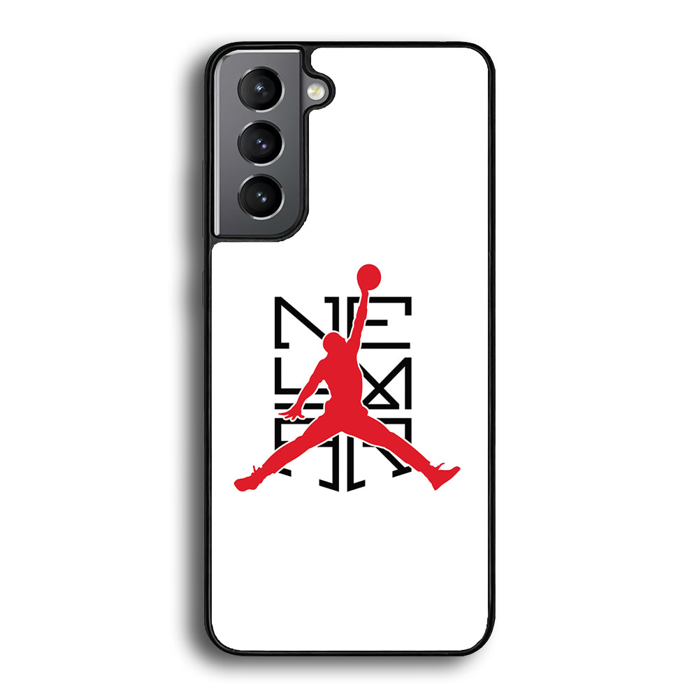 Air Jordan X Neymar Logo Samsung Galaxy S24 Plus Case-Mobile Phone Case-Rubber Black (2D Case)-Altracase