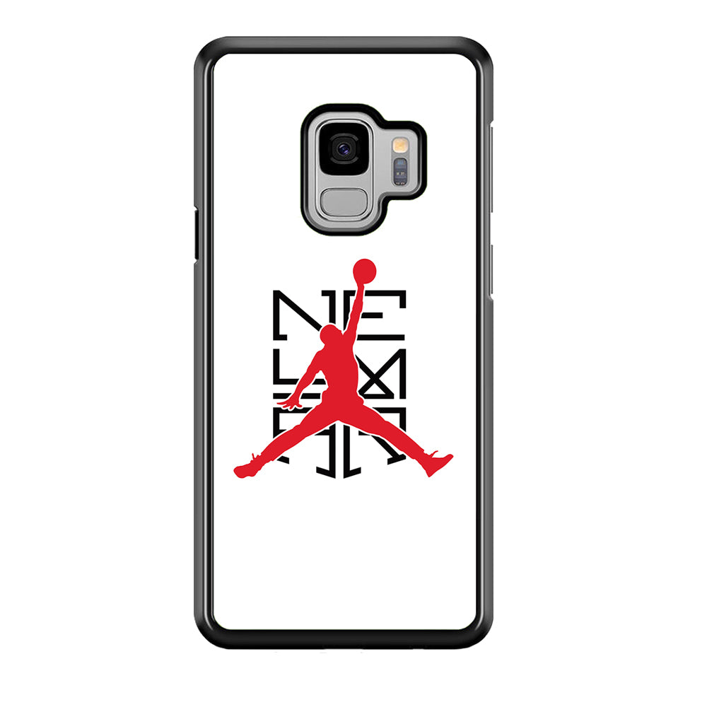 Air Jordan X Neymar Logo Samsung Galaxy S9 Case-Mobile Phone Case-Rubber Black (2D Case)-Altracase
