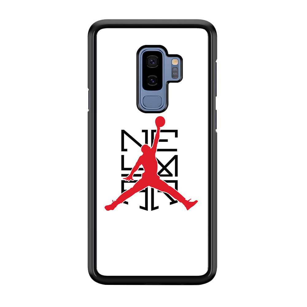 Air Jordan X Neymar Logo Samsung Galaxy S9 Plus Case-Mobile Phone Case-Rubber Black (2D Case)-Altracase