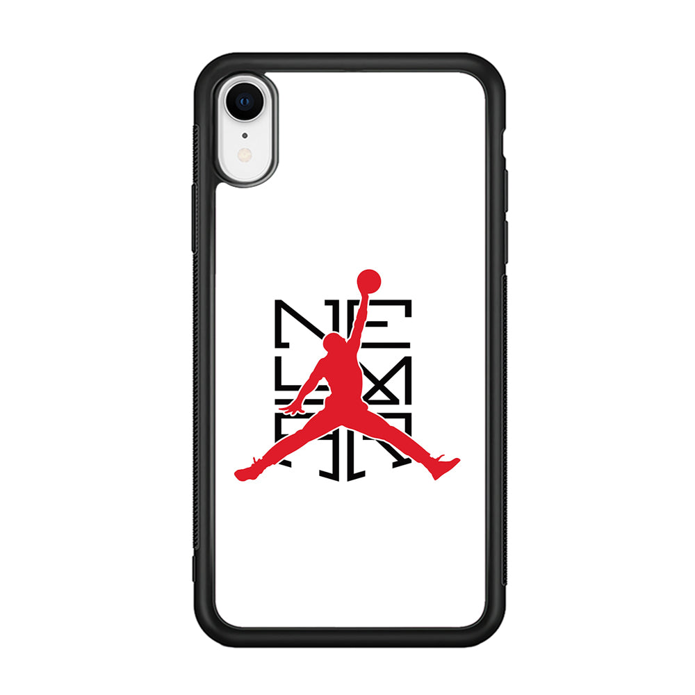 Air Jordan X Neymar Logo iPhone XR Case-Mobile Phone Case-Rubber Black (2D Case)-Altracase