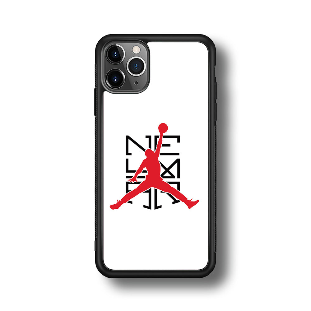 Air Jordan X Neymar Logo iPhone 11 Pro Case-Mobile Phone Case-Rubber Black (2D Case)-Altracase