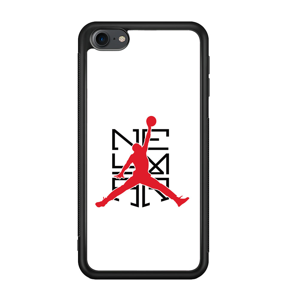 Air Jordan X Neymar Logo iPod Touch 6 Case-Mobile Phone Case-Rubber Black (2D Case)-Altracase