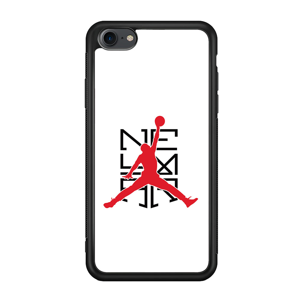 Air Jordan X Neymar Logo iPhone SE 2020 Case-Mobile Phone Case-Rubber Black (2D Case)-Altracase