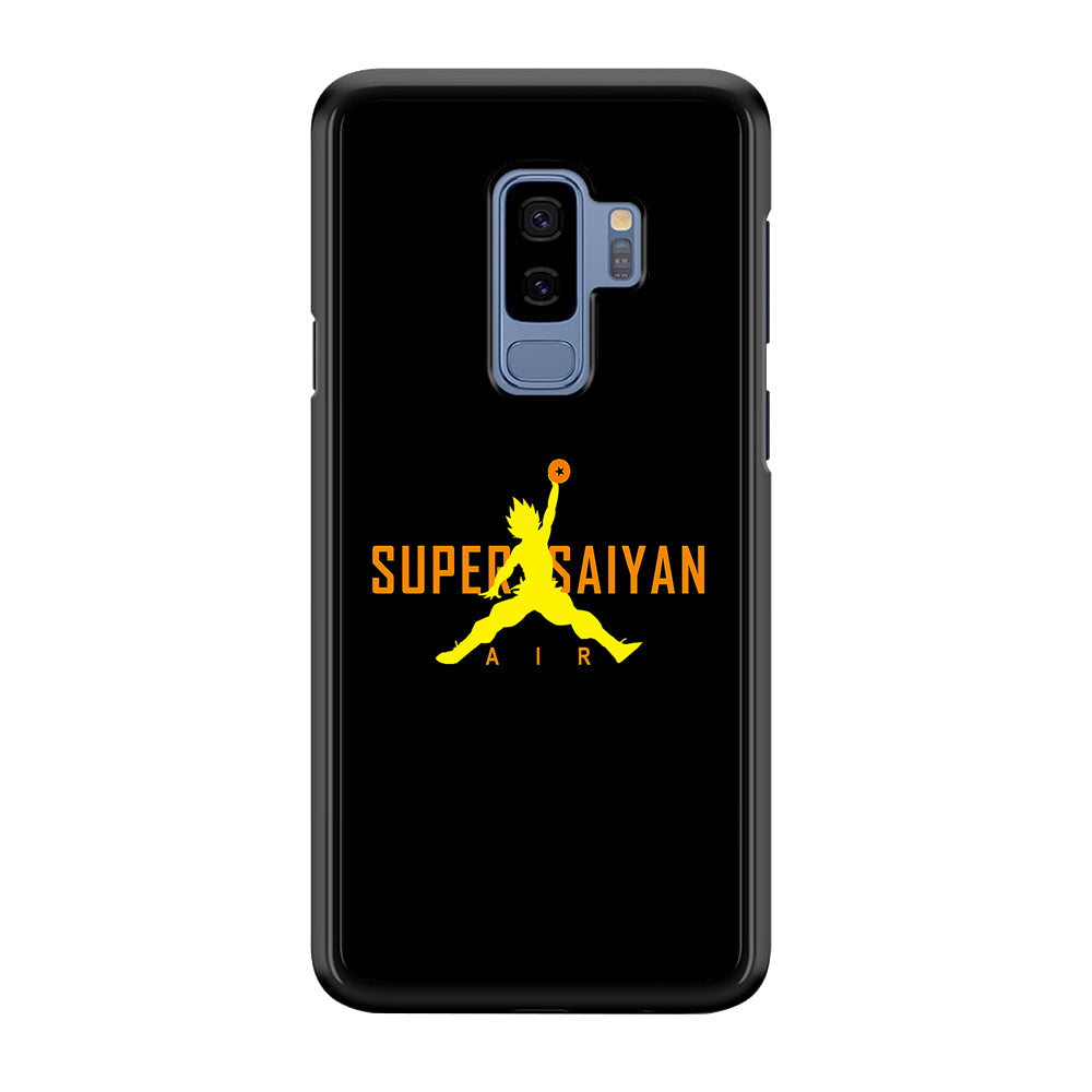 Air Super Saiyan Goku Samsung Galaxy S9 Plus Case-Mobile Phone Case-Rubber Black (2D Case)-Altracase