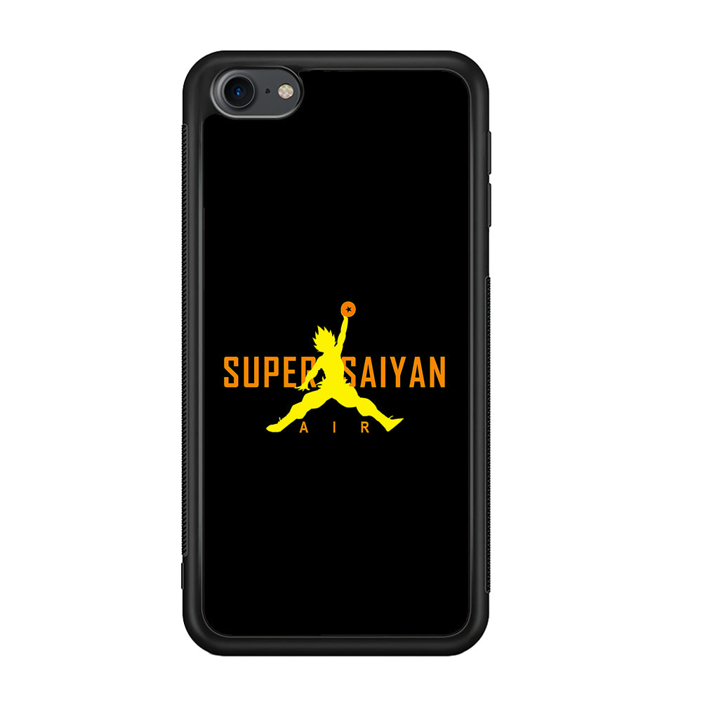 Air Super Saiyan Goku iPod Touch 6 Case-Mobile Phone Case-Rubber Black (2D Case)-Altracase