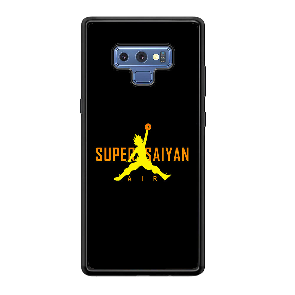 Air Super Saiyan Goku Samsung Galaxy Note 9 Case-Mobile Phone Case-Rubber Black (2D Case)-Altracase