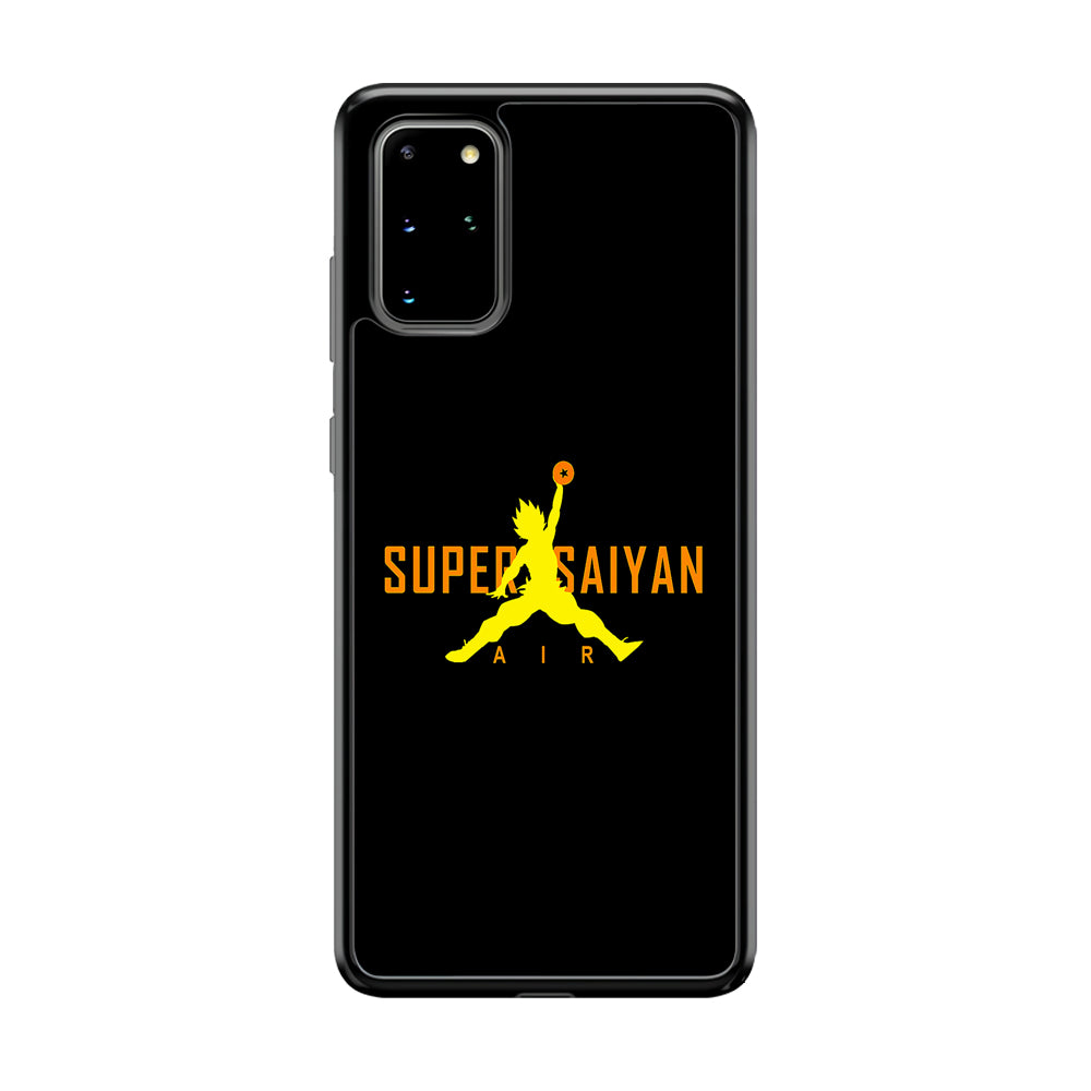Air Super Saiyan Goku Samsung Galaxy S20 Plus Case-Mobile Phone Case-Rubber Black (2D Case)-Altracase