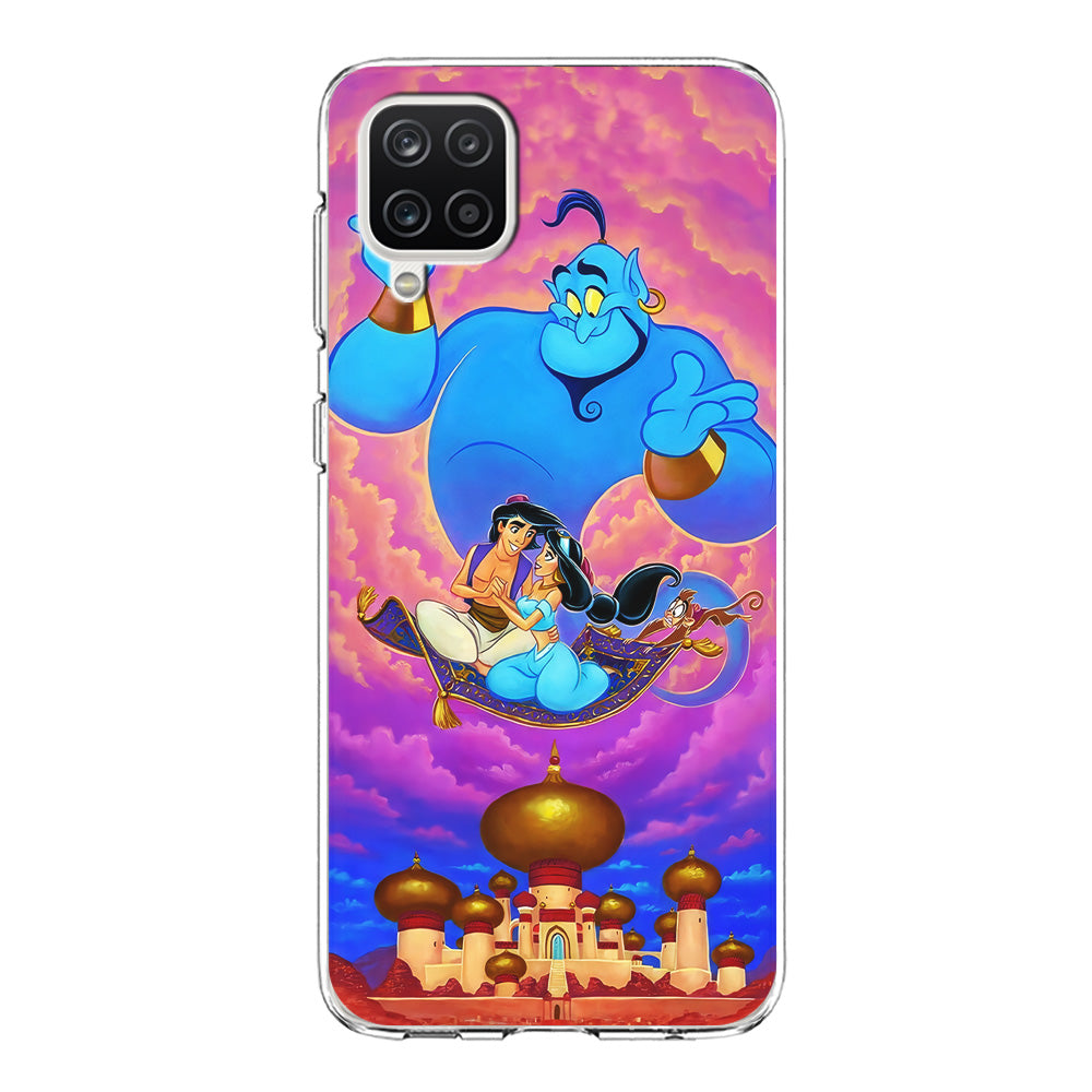 Aladdin & Jasmine Samsung Galaxy A12 Case-Phone Case-Clear Soft Case-Altracase
