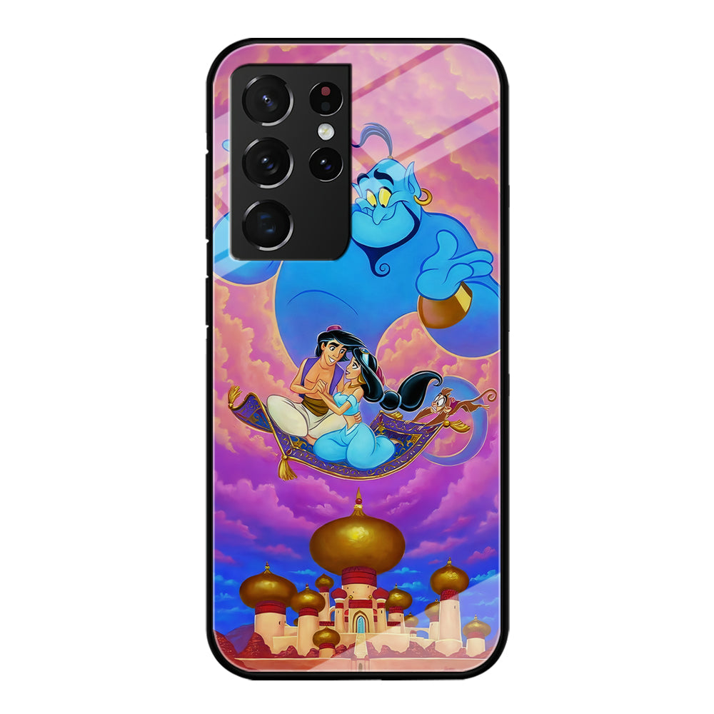 Aladdin & Jasmine Samsung Galaxy S23 Ultra Case-Phone Case-Tempered Glass Case-Altracase
