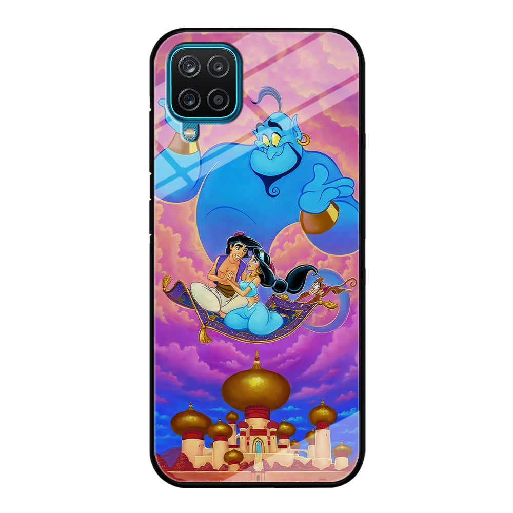 Aladdin & Jasmine Samsung Galaxy A12 Case-Phone Case-Tempered Glass Case-Altracase