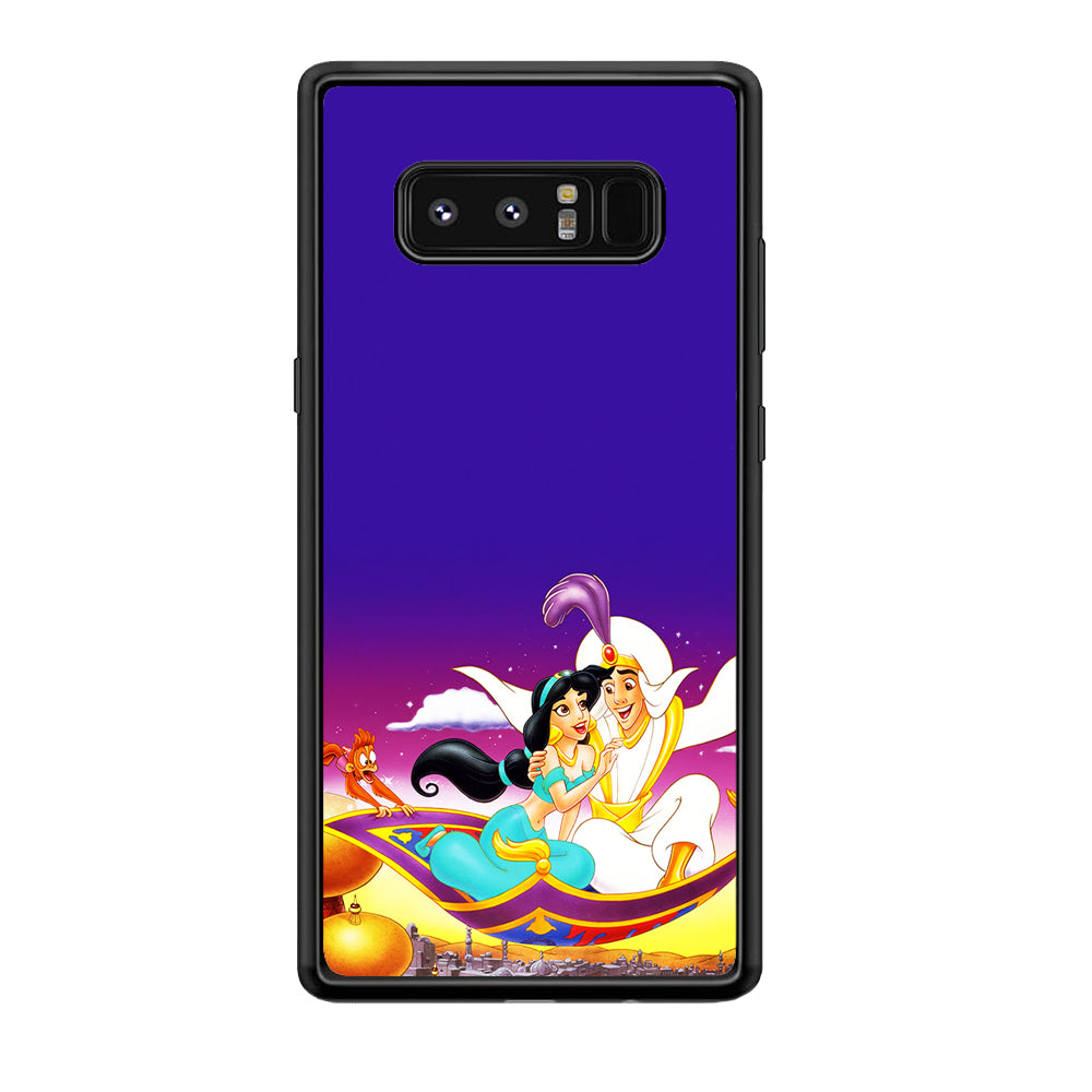 Aladdin on the Magic Carpet Samsung Galaxy Note 8 Case-Phone Case-Rubber Black (2D Case)-Altracase