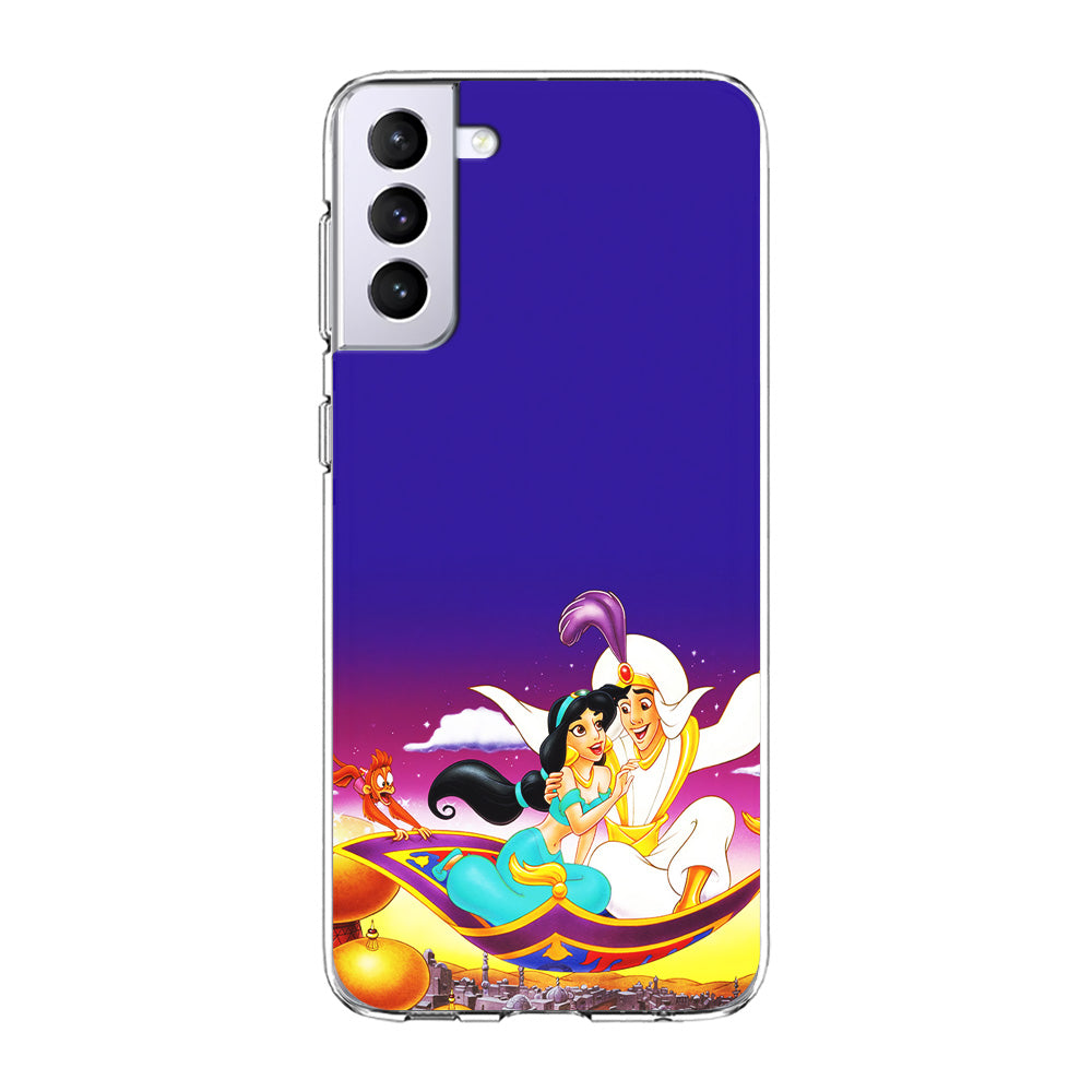 Aladdin on the Magic Carpet Samsung Galaxy S24 Case-Phone Case-Clear Soft Case-Altracase