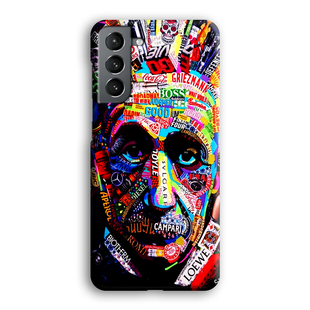 Albert Einstein Abstract Samsung Galaxy S23 Plus Case-Phone Case-3D Case-Altracase