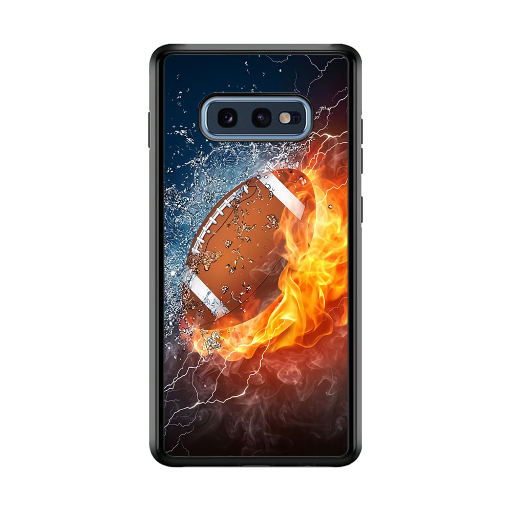 American Football Ball Cool Art Samsung Galaxy S10E Case-Phone Case-Tempered Glass Case-Altracase