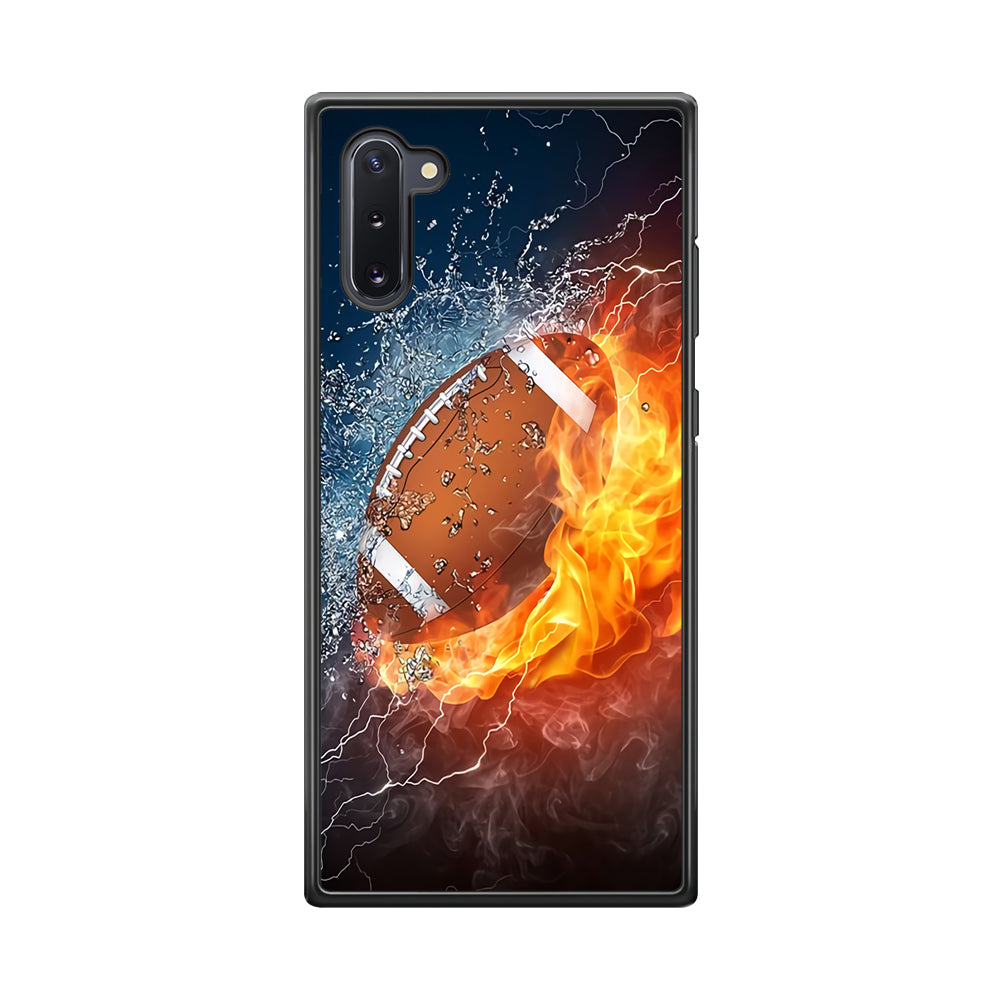 American Football Ball Cool Art Samsung Galaxy Note 10 Case-Phone Case-Tempered Glass Case-Altracase