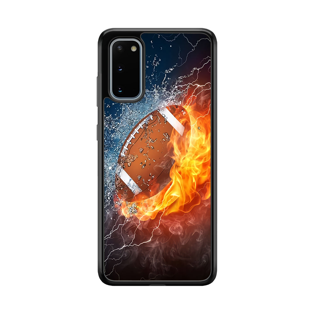 American Football Ball Cool Art Samsung Galaxy S20 Case-Phone Case-Tempered Glass Case-Altracase
