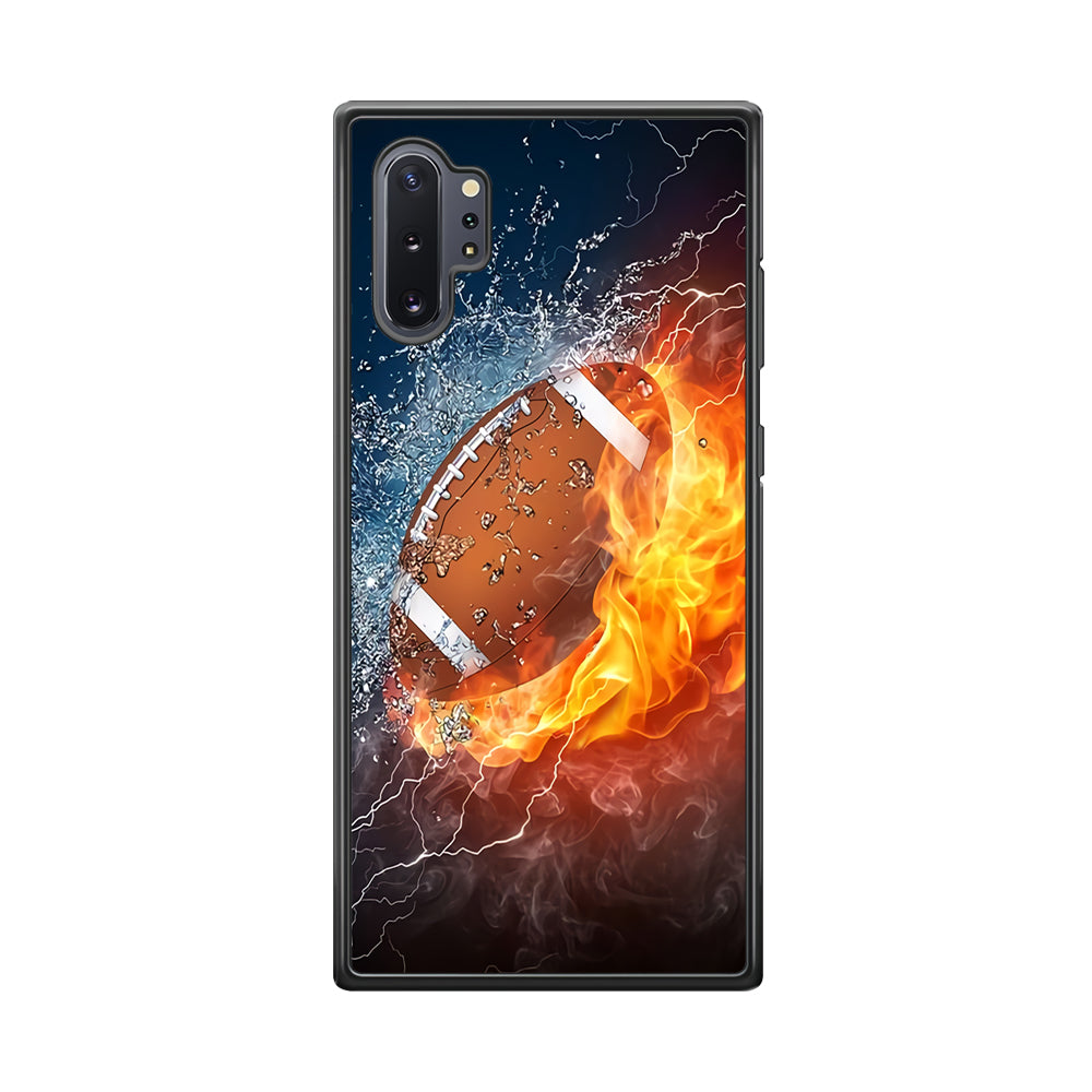 American Football Ball Cool Art Samsung Galaxy Note 10 Plus Case-Phone Case-Tempered Glass Case-Altracase