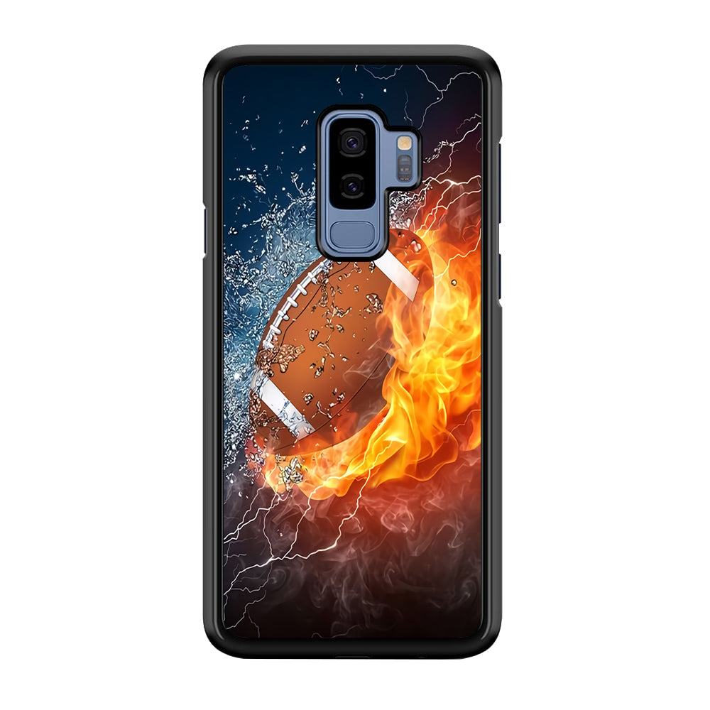 American Football Ball Cool Art Samsung Galaxy S9 Plus Case-Phone Case-Tempered Glass Case-Altracase