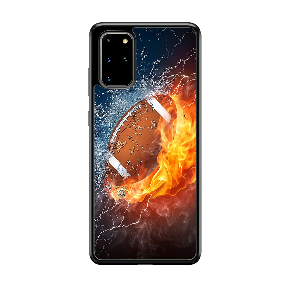 American Football Ball Cool Art Samsung Galaxy S20 Plus Case-Phone Case-Tempered Glass Case-Altracase