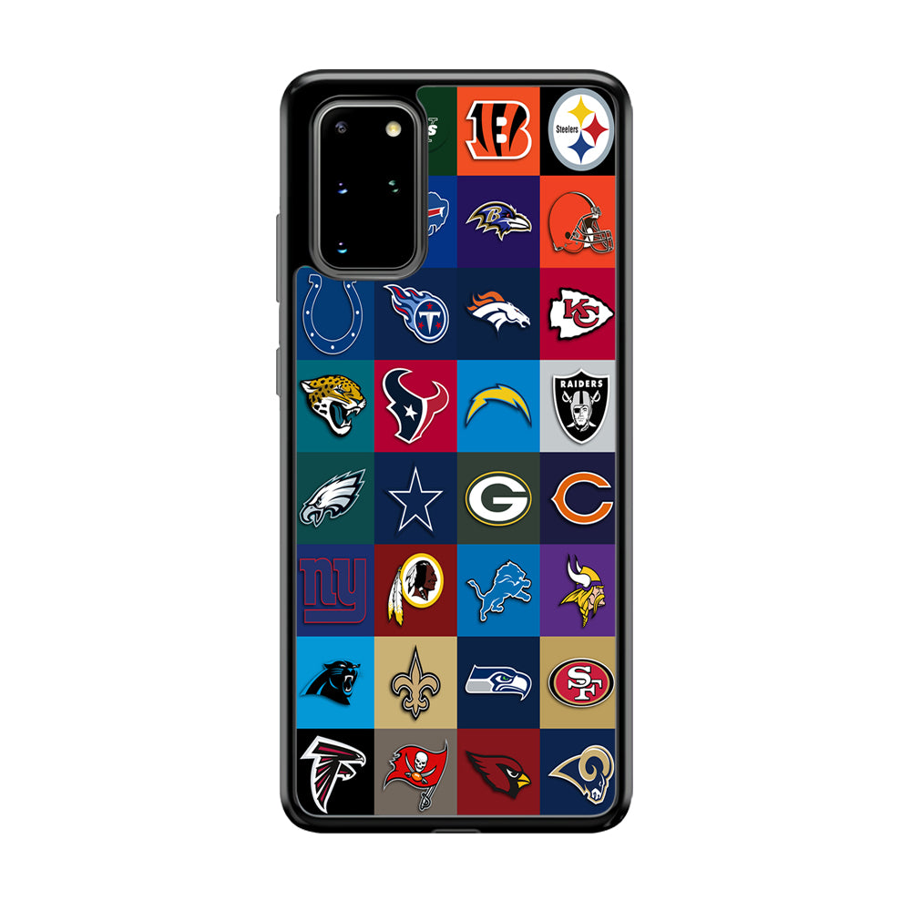 American Football Teams NFL Samsung Galaxy S20 Plus Case-Phone Case-Rubber Black (2D Case)-Altracase