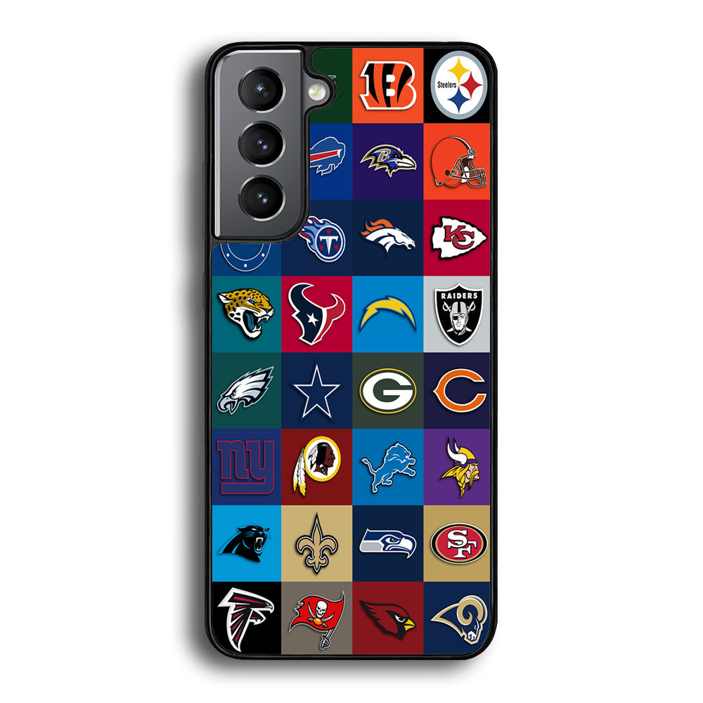 American Football Teams NFL Samsung Galaxy S25 Plus Case-Phone Case-Rubber Black (2D Case)-Altracase
