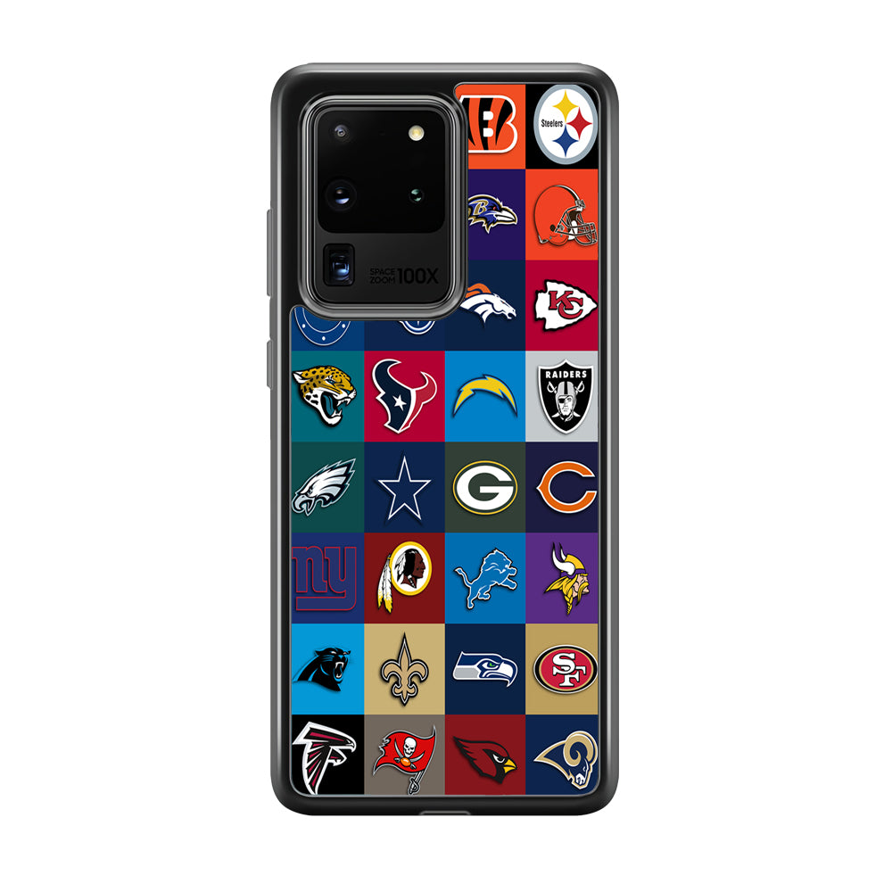 American Football Teams NFL Samsung Galaxy S20 Ultra Case-Phone Case-Tempered Glass Case-Altracase