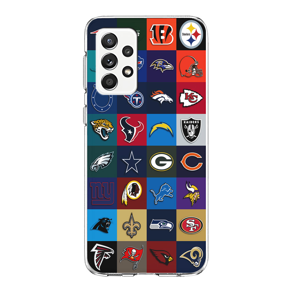 American Football Teams NFL Samsung Galaxy A52 Case-Phone Case-Clear Soft Case-Altracase