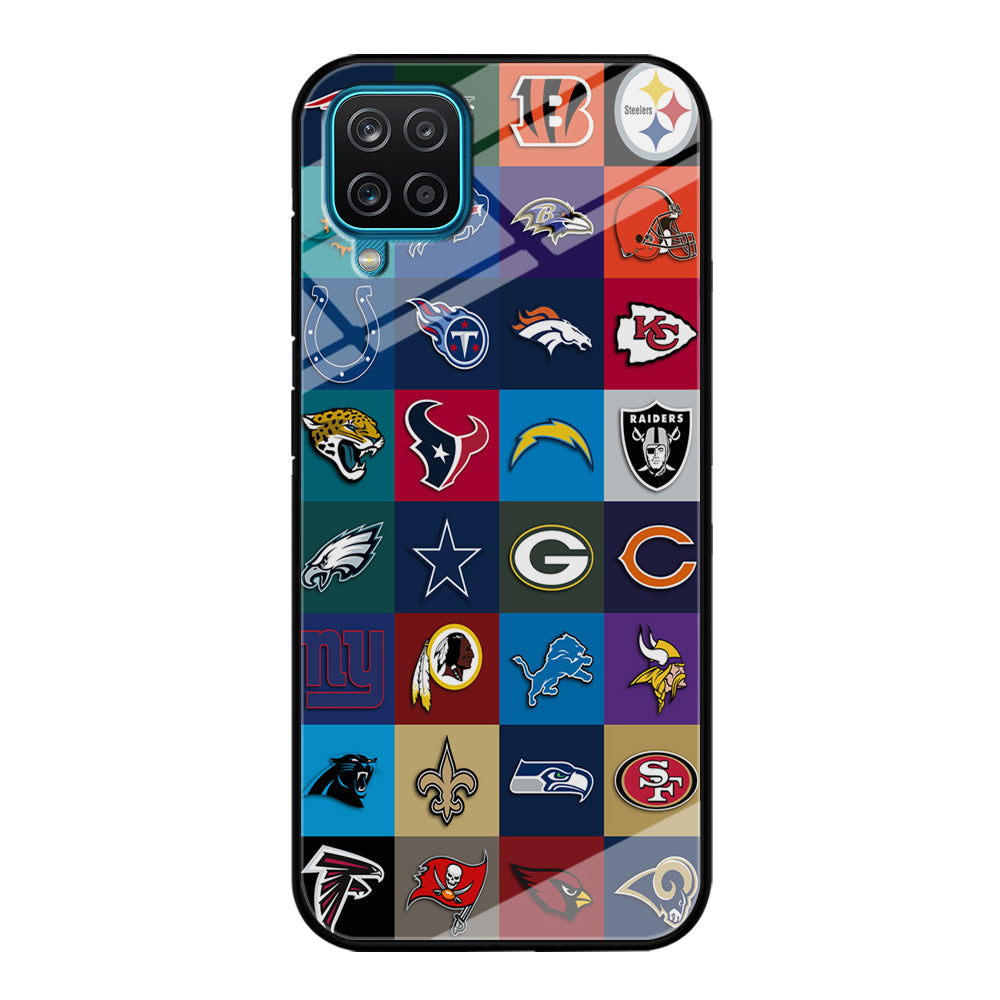 American Football Teams NFL Samsung Galaxy A12 Case-Phone Case-Tempered Glass Case-Altracase