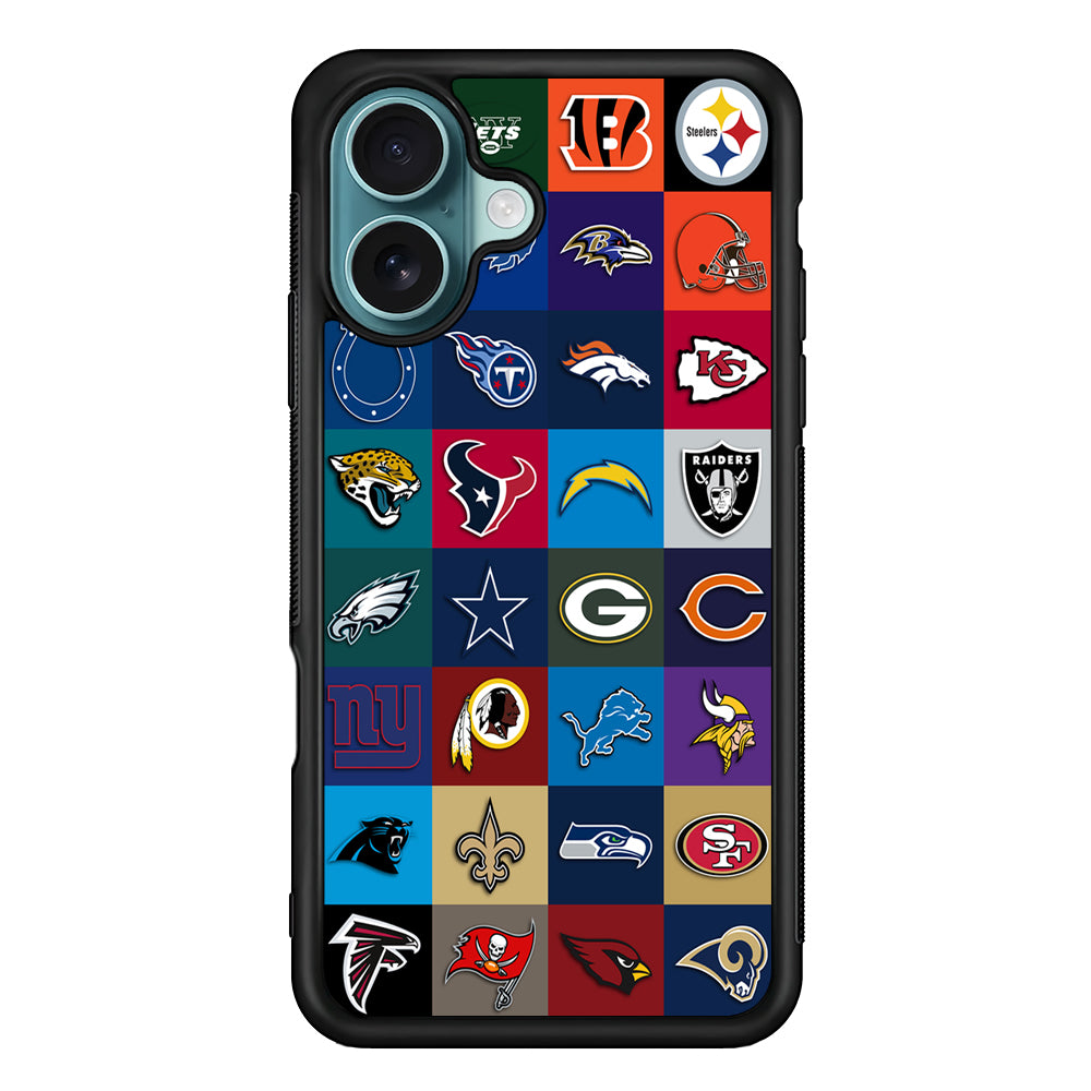 American Football Teams NFL iPhone 16 Case - Altracase
