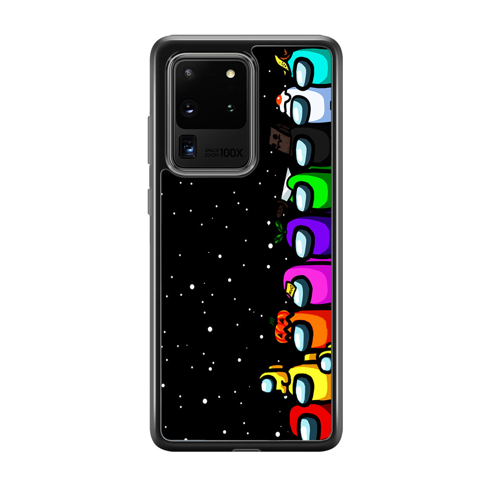 Among Us Galaxy Samsung Galaxy S20 Ultra Case-Phone Case-Tempered Glass Case-Altracase