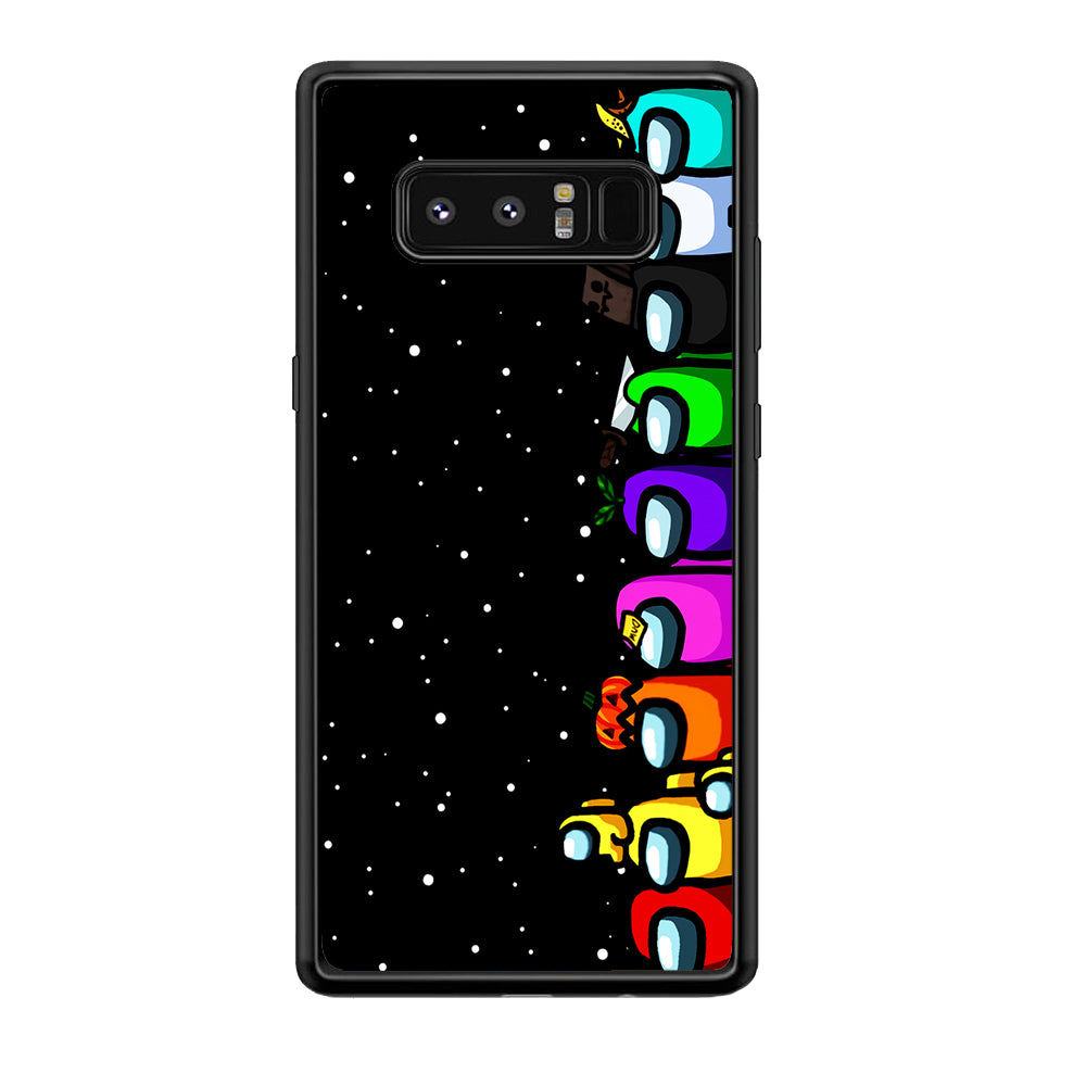 Among Us Galaxy Samsung Galaxy Note 8 Case-Phone Case-Tempered Glass Case-Altracase
