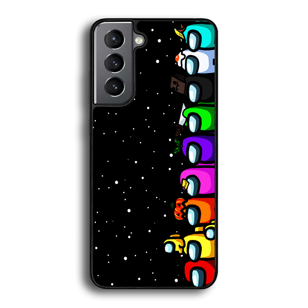 Among Us Galaxy Samsung Galaxy S21 Plus Case-Phone Case-Tempered Glass Case-Altracase