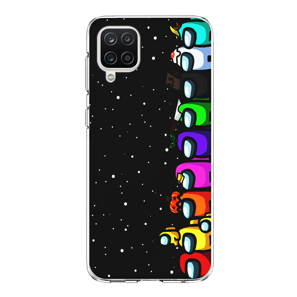 Among Us Galaxy Samsung Galaxy A12 Case-Phone Case-Clear Soft Case-Altracase