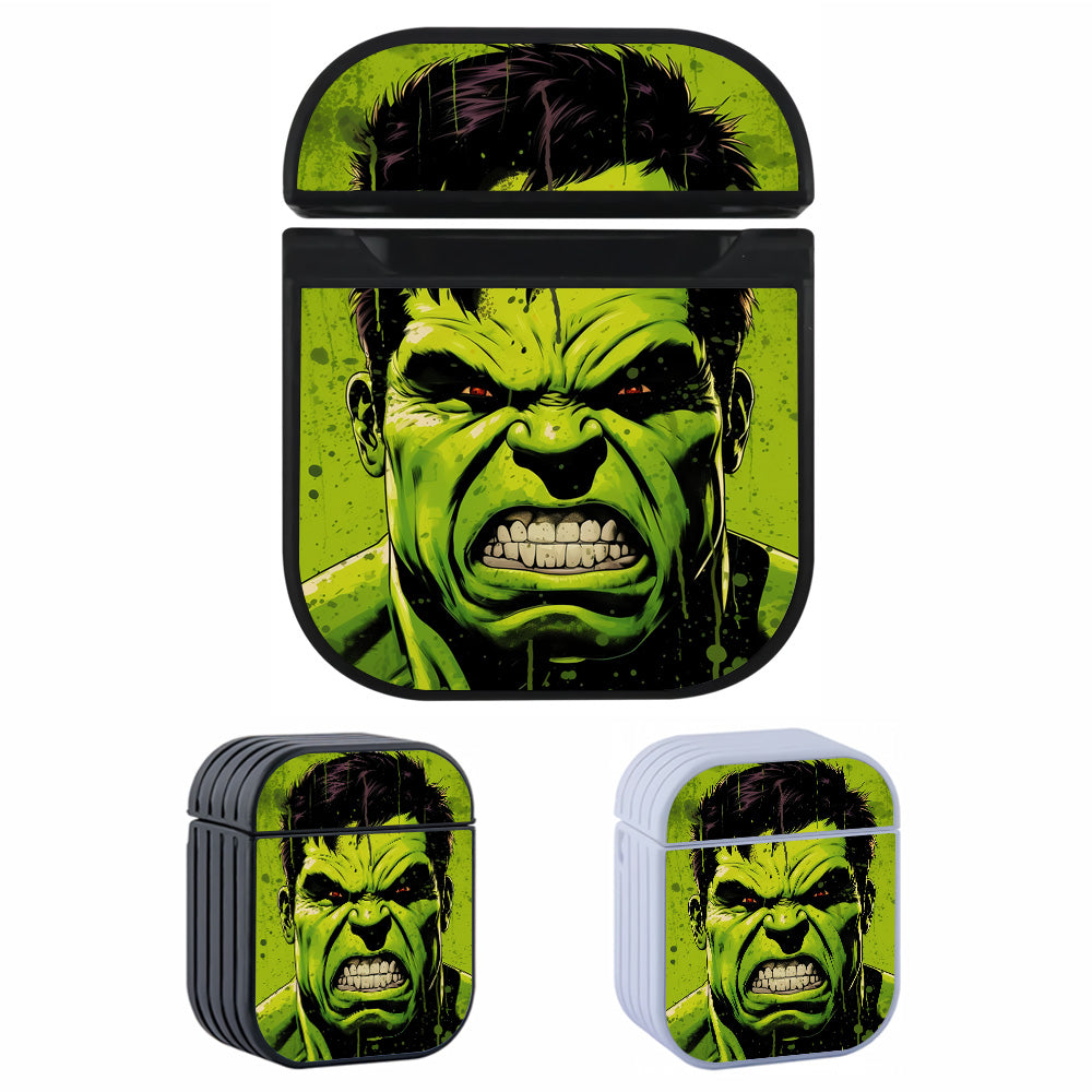 Angry Hulk Bruce Apple AirPods Case-AirPod Case-Altracase