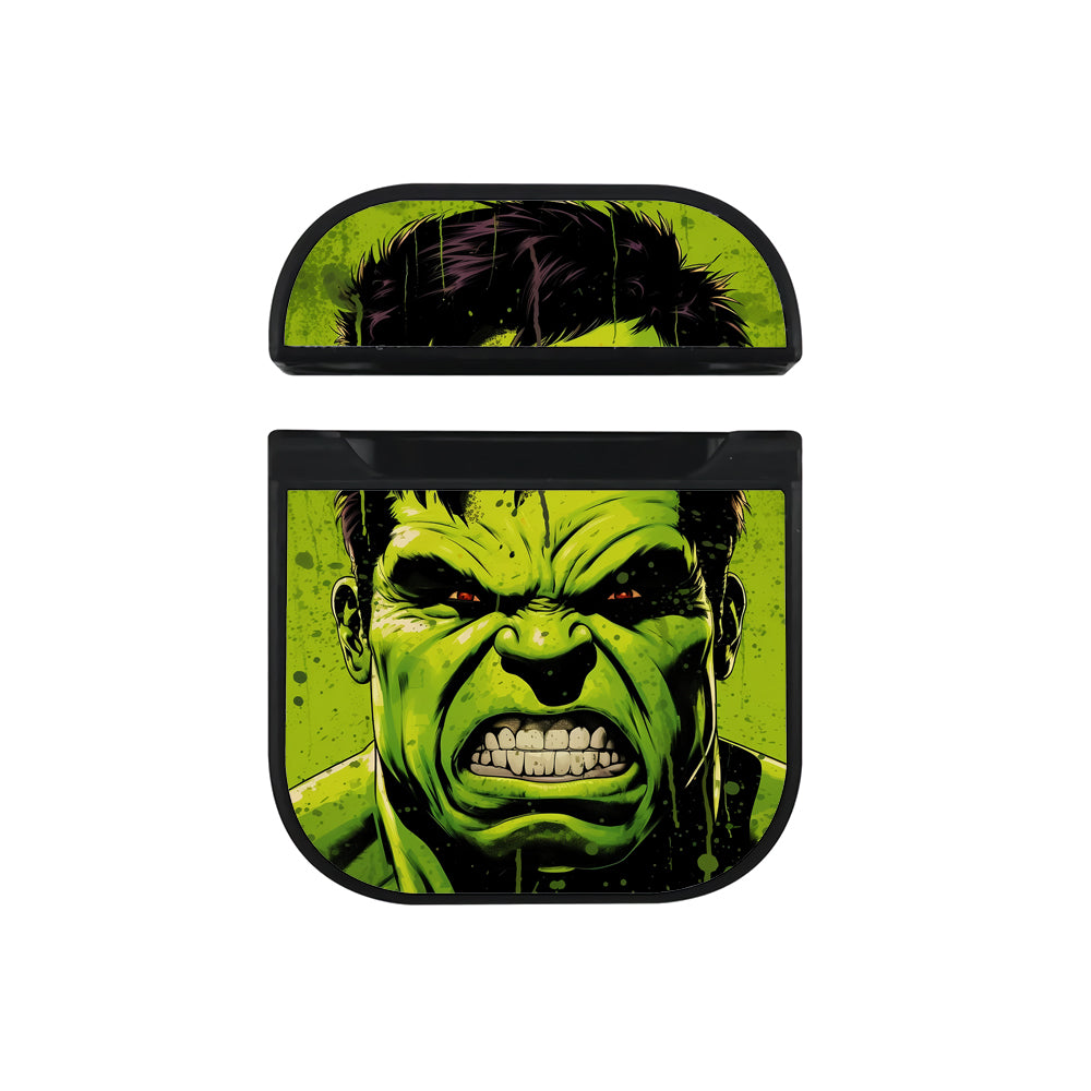 Angry Hulk Bruce Apple AirPods Case-AirPod Case-Black-Altracase
