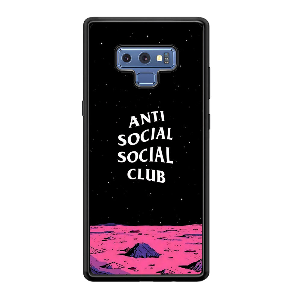 Anti Social Club Moon Samsung Galaxy Note 9 Case-Phone Case-Tempered Glass Case-Altracase