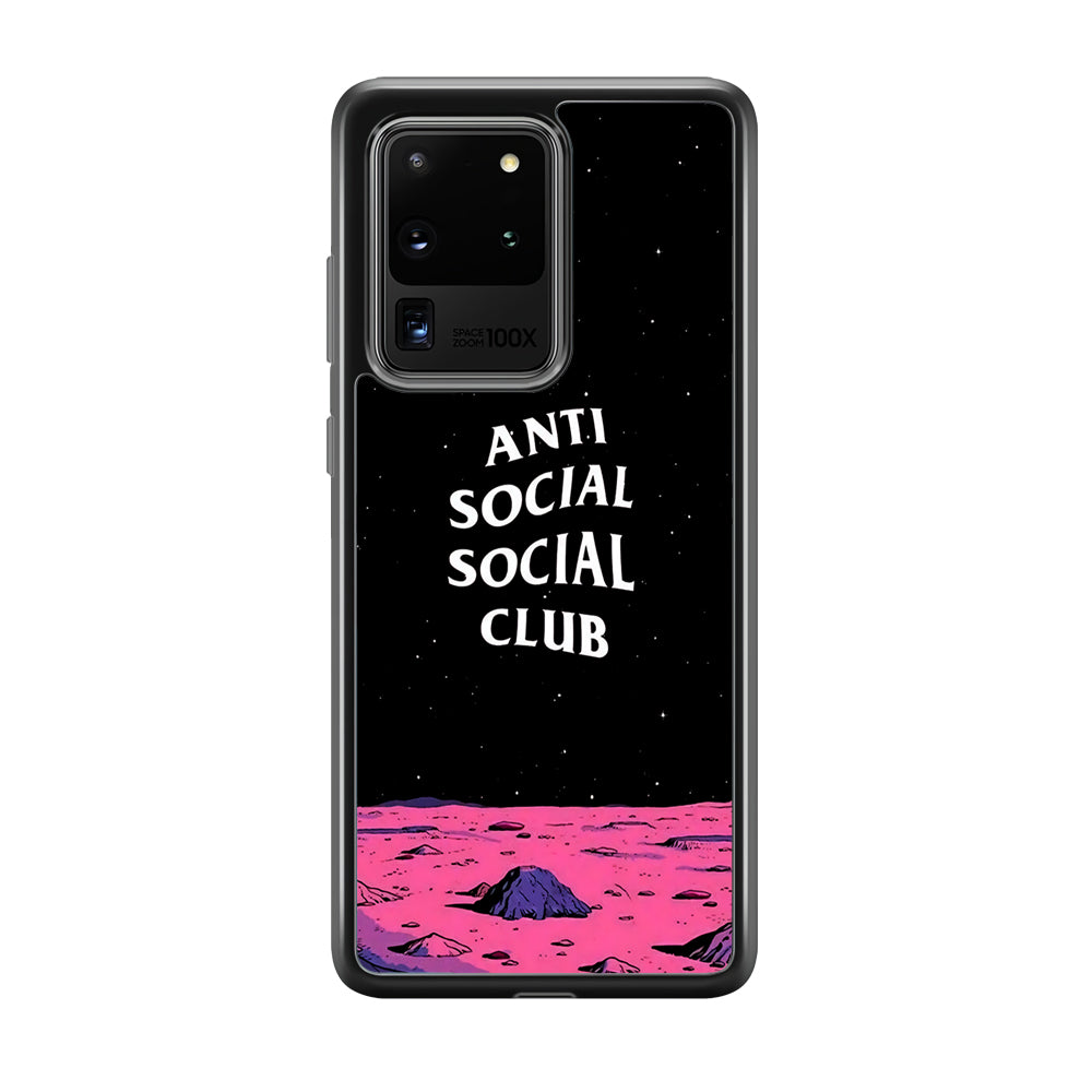 Anti Social Club Moon Samsung Galaxy S20 Ultra Case-Phone Case-Tempered Glass Case-Altracase