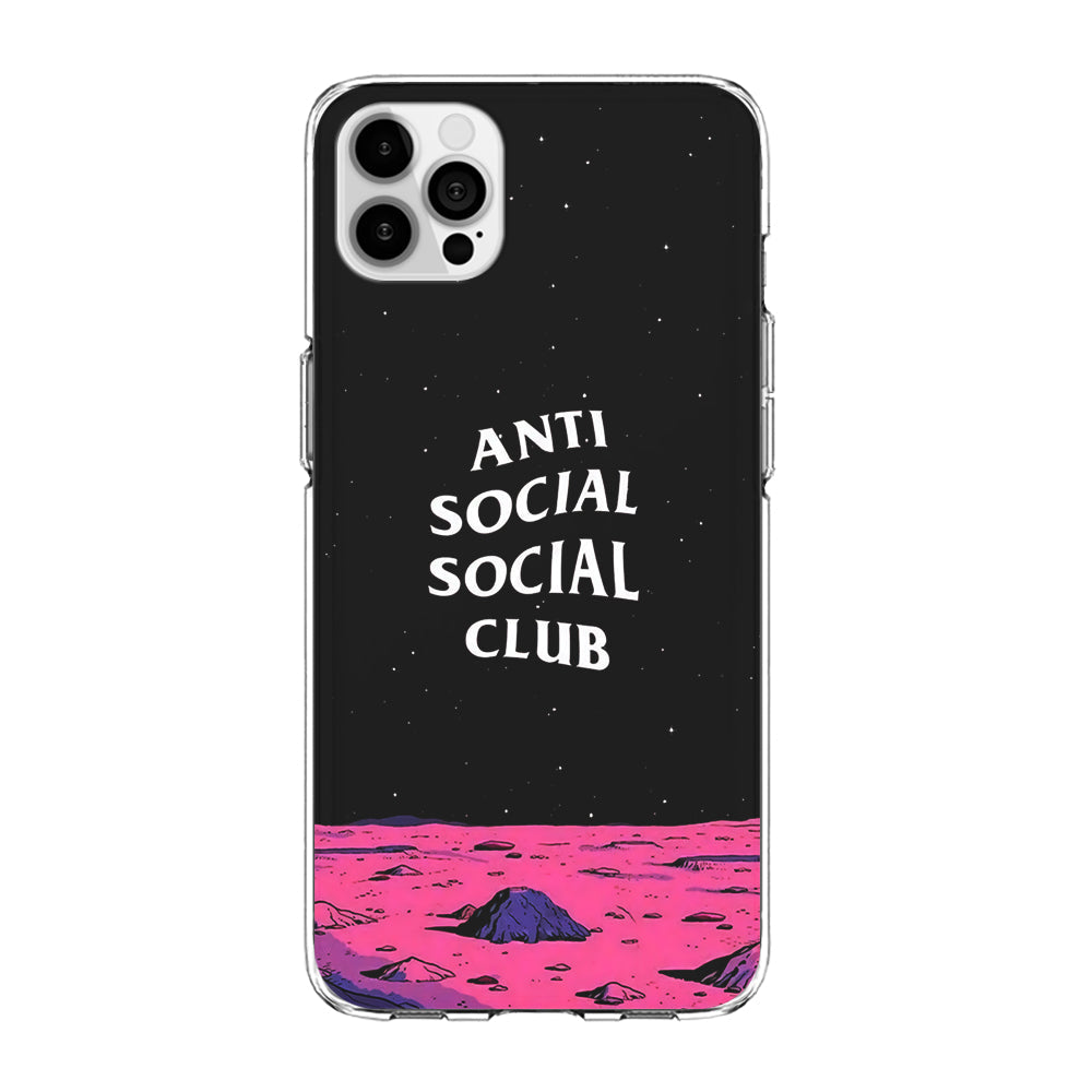 Anti Social Club Moon iPhone 14 Pro Max Case-Phone Case-Clear Soft Case-Altracase
