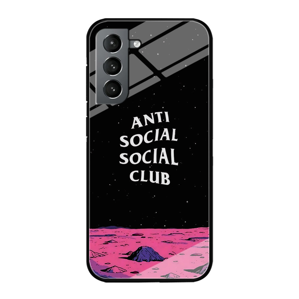 Anti Social Club Moon Samsung Galaxy S23 Plus Case-Phone Case-Tempered Glass Case-Altracase