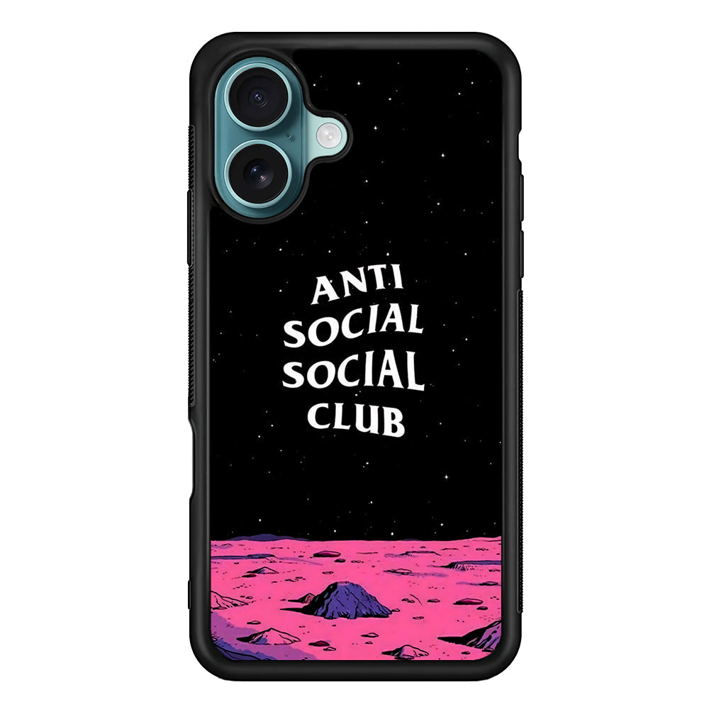 Anti Social Club Moon iPhone 16 Plus Case - Altracase