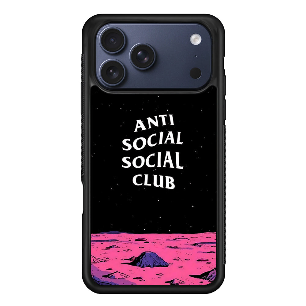 Anti Social Club Moon iPhone 17 Pro Max Case - Altracase