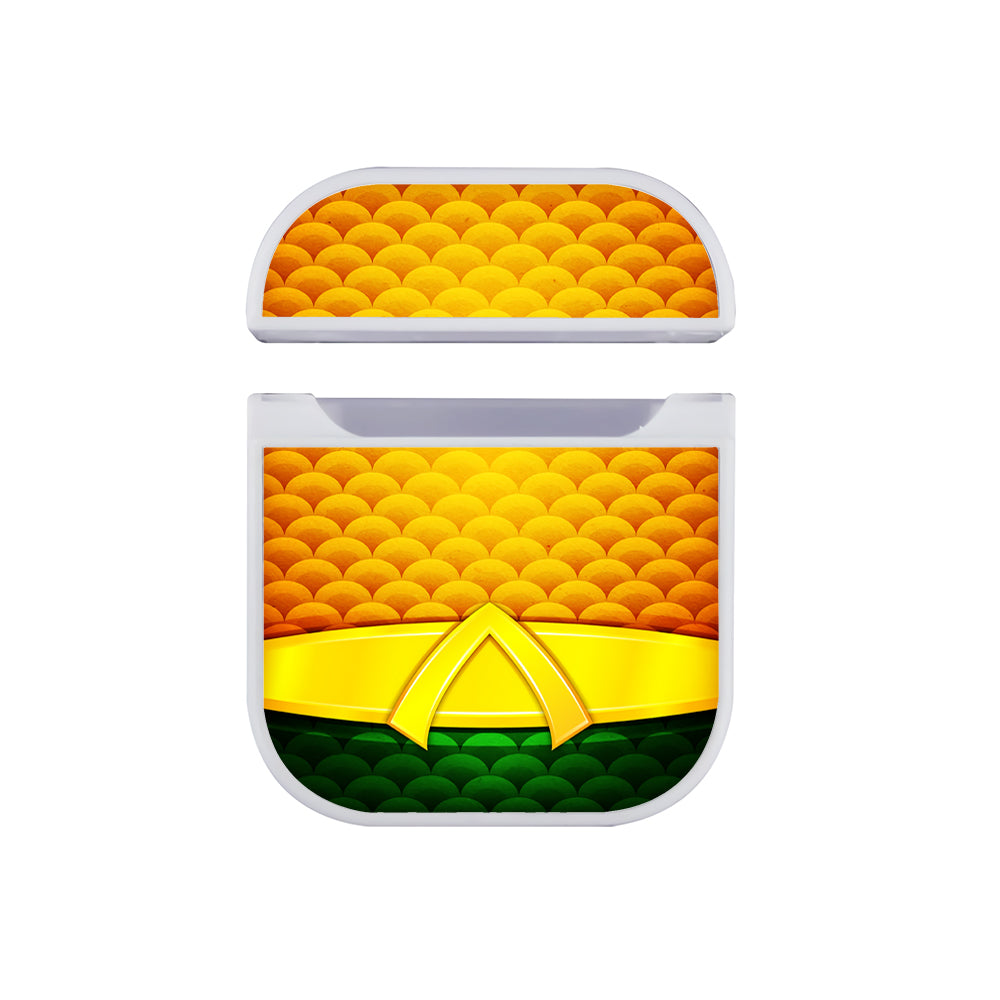 Aquaman Costume Superheroes Hard Plastic Case Cover For Apple Airpods-AirPod Case-White-Altracase