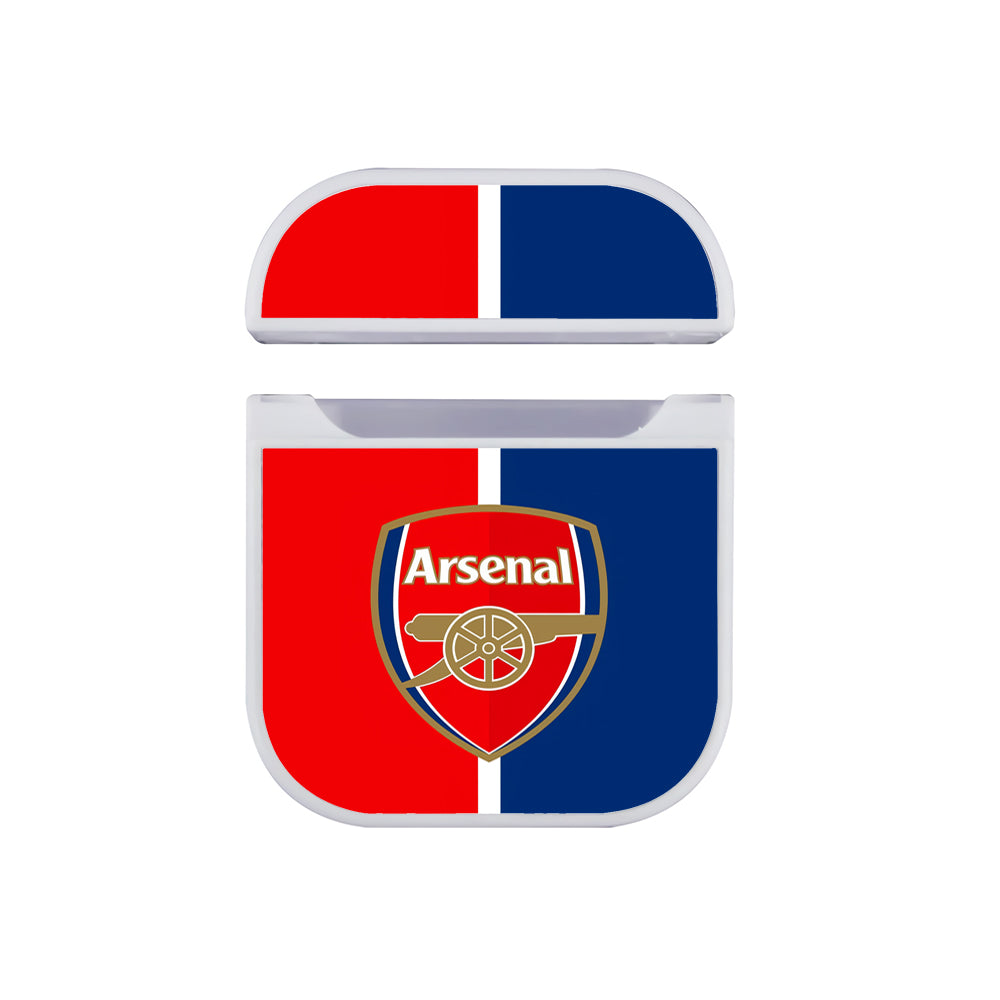 Arsenal Logo Red Blue Apple AirPods Case-AirPod Case-White-Altracase