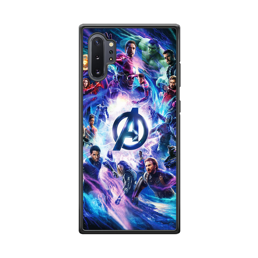 Avengers All Heroes Samsung Galaxy Note 10 Plus Case-Phone Case-Tempered Glass Case-Altracase
