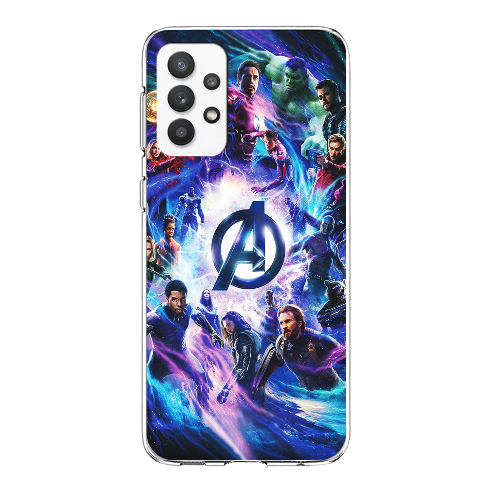 Avengers All Heroes Samsung Galaxy A32 Case-Phone Case-Clear Soft Case-Altracase