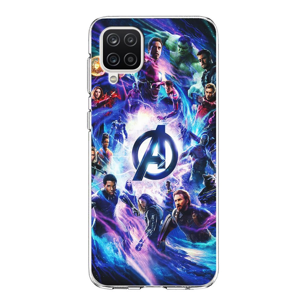 Avengers All Heroes Samsung Galaxy A12 Case-Phone Case-Clear Soft Case-Altracase