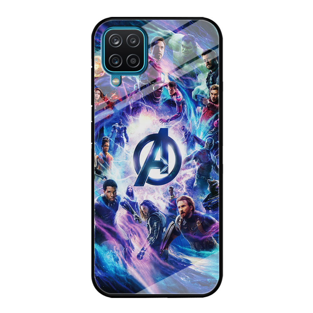 Avengers All Heroes Samsung Galaxy A12 Case-Phone Case-Tempered Glass Case-Altracase