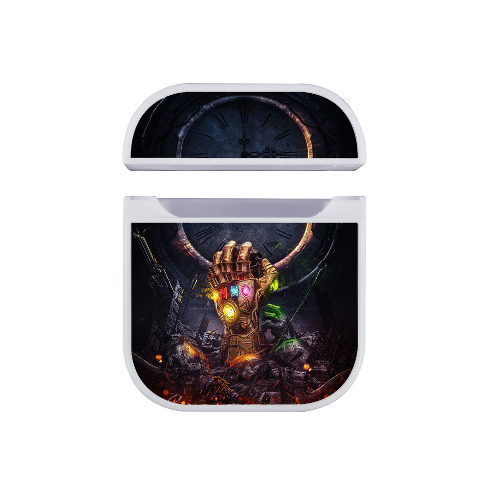 Avengers Infinity War Gauntlet Hard Plastic Case Cover For Apple Airpods-AirPod Case-White-Altracase