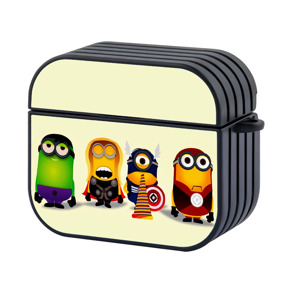 Avengers X Minion Hard Plastic Case Cover For Apple AirPods 4 - AirPod Case - Altracase