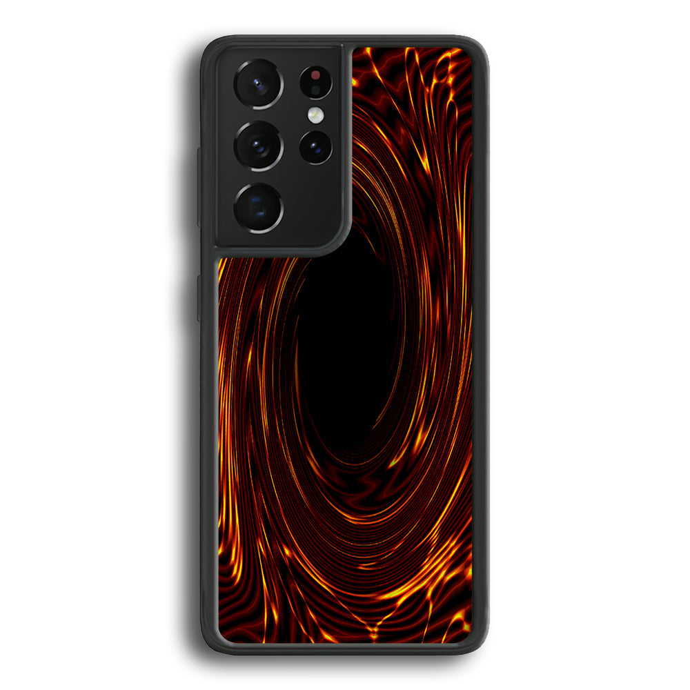 Back Card Yu-Gi-Oh Samsung Galaxy S24 Ultra Case-Phone Case-Rubber Black (2D Case)-Altracase